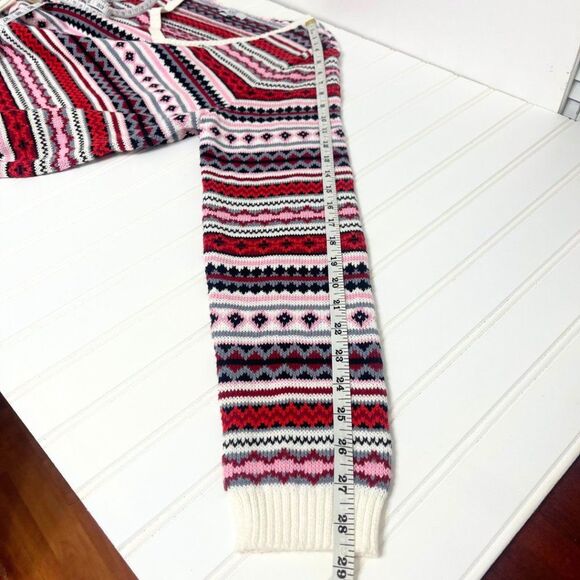 Women's  Striped Patterned V Neck| Pullover Sweater XL - Picture 11 of 13